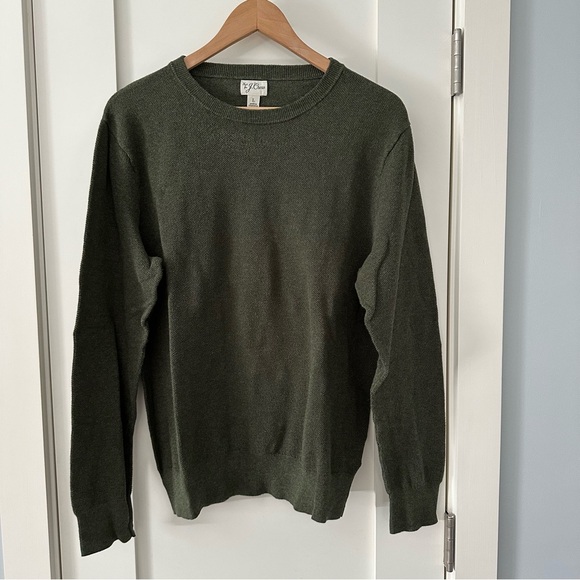 J. Crew Mens • NWOT • Cotton piqué-stitch crewneck sweater - Picture 3 of 9
